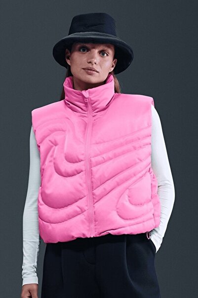 Nike Therma Fit Sportswear Swoosh Series Oversized Down West Oversize Kaz Tüy...