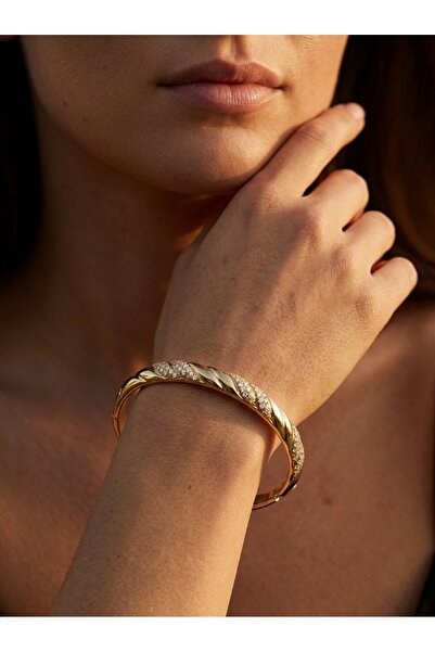 ZERA STEEL JEWELRY Xuping Zirkon Taşlı Bilezik