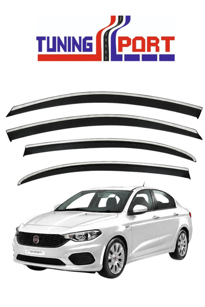 TuningPort FİAT EGEA KROMLU CAM RÜZGARLIĞI SD/HB/CROSS UYUMLU