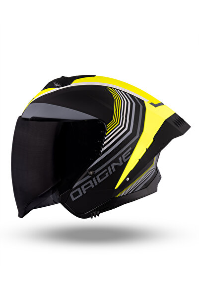 Origine Aprica Mat Siyah Antrasit Sarı Kask