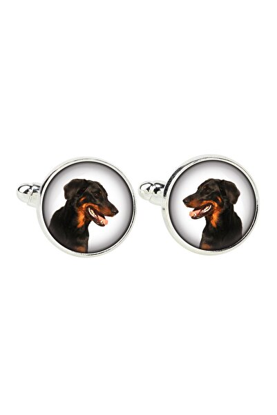 Art - Dog Berger de Beauce, Beauceron - cufflinks, a shirt accessory, a shirt...