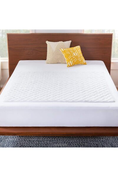 Linenspa Waterproof Sheet Protector from 44" x 52" LS4452SP, Cotton Blend, White