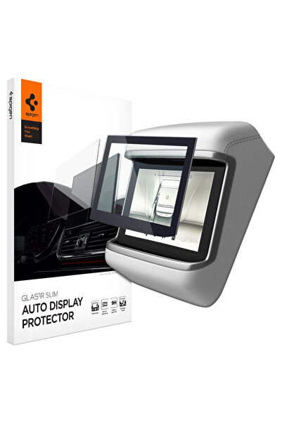 Spigen - Glas.tR Slim Anti-Glare - Tesla Model X 2022/ Model S 2021 - Black, ...