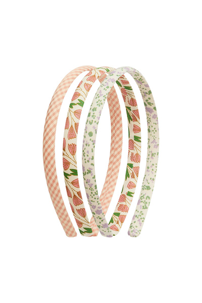 MIMI LULA Mimi & Lula Tulip Floral Alice 3'lü Taç Seti