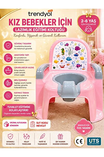 Minion Lüx Lazımlık Çocuk Tuvalet Eğitimi Seti Pembe