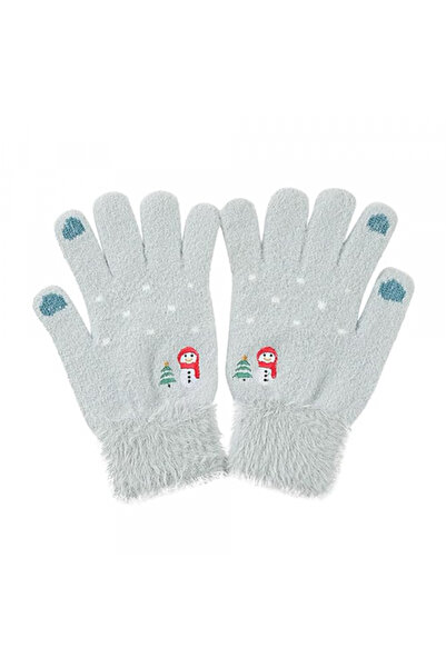 Techsuit Manusi De Iarna Tactile Dama ST0011, Marime 17cm, Albastre