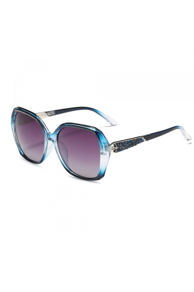 Techsuit Women's Sunglasses 5599, Polarized, UV Protection, Blue Grey