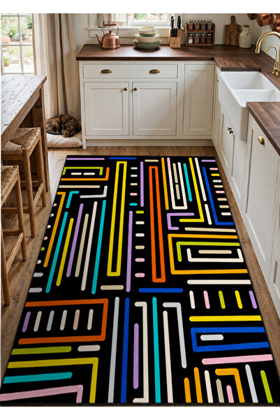 Rugs Modern Halı SDT Çizgi Desenli Modern Dokuma Taban Dekoratif Halı sdt907