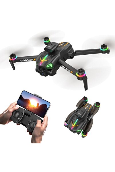 Çeşithane GD83 Fırçasız Motor Katlanabilir Drone HD Kamera WiFi FPV Kumandalı