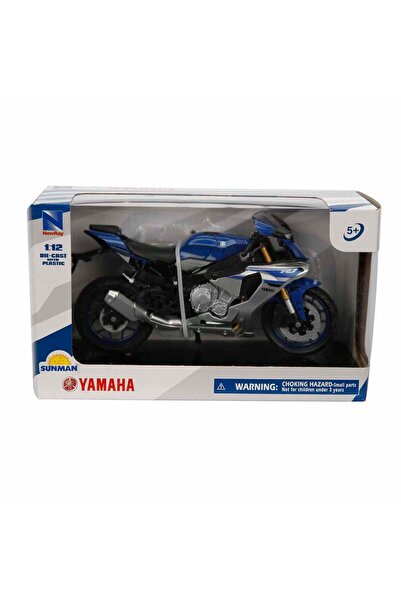 New Ray Motocicleta metalica, New Ray, Yamaha YZF-R1 2016, Albastru, 1:12