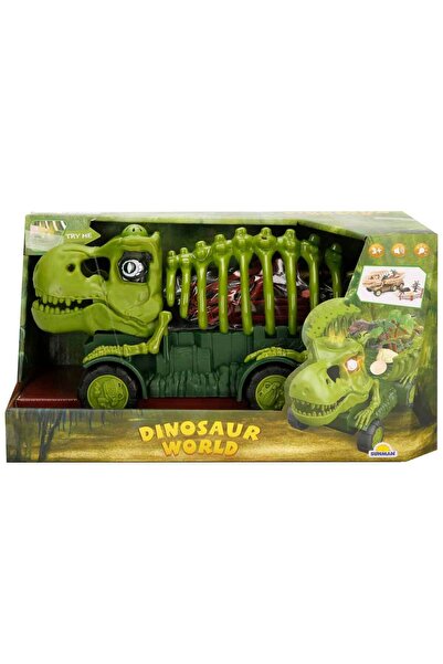 Crazoo Transportator cu sunete si lumini, Crazoo, Dinosaur World