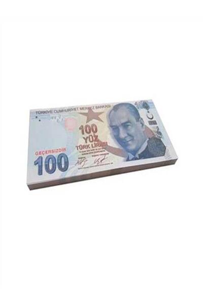 Banadabak Oyuncak Kağıt Para 100 Tl (1 Adet Fiyatıdır)