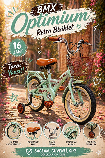 Doğan Oyuncak Dünyası BMX Legano Optimum Series Retro 16 Jant Çocuk Bisikleti...
