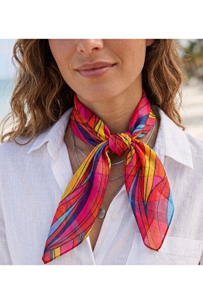 Vemod Chiffon Scarf with Atatürk Signature Theme