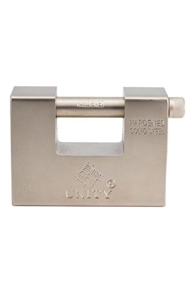 E-ANAMAG Λουκέτο Unity από συμπαγές ατσάλι με δακτύλιο από σκληρυμένο ατσάλι