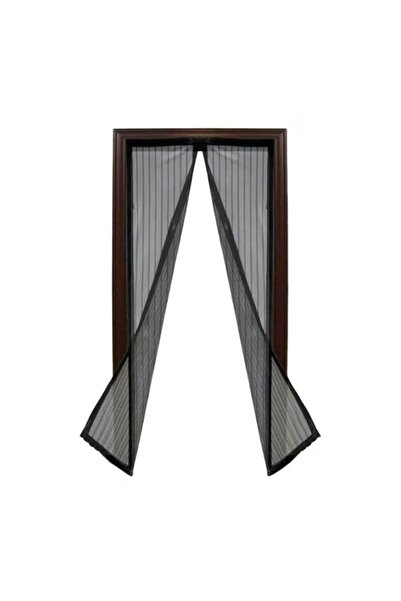 E-ANAMAG Door screen with magnets, Black, against insects 100cm x 210cm
