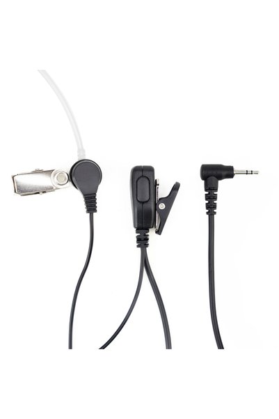 PNI Casca cu microfon si tub acustic HM93, cu 1 pin 2.5mm PNI-MT, negru