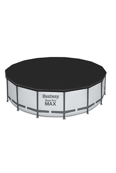 BESTWAY Steel Pro MAX Gölgelikli Prefabrik Yer Üstü Çember Havuz Seti 366cm x 122cm 56420 BW606