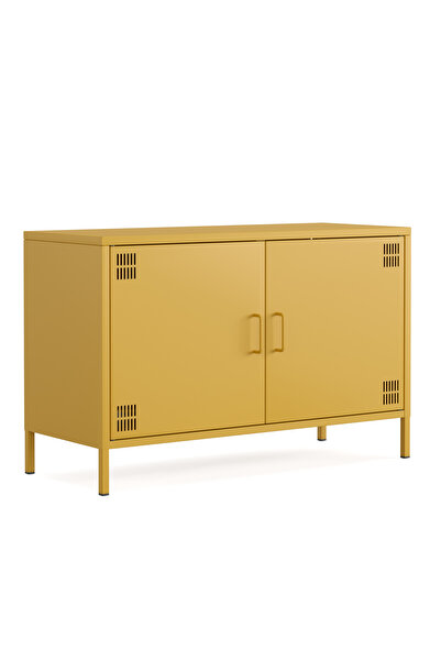 Furni24 Pera Tv Ünitesi, Tv Dolabı,2 Kapaklı Dolap 100,50 x 40 x 64,50 cm - 1...