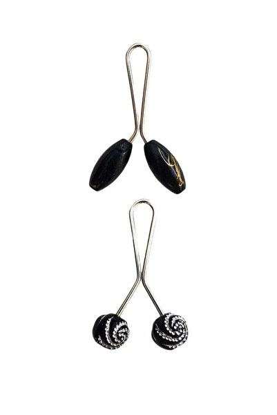Mestore 2 Pieces Hijab Scarf and Shawl Clip Set 13