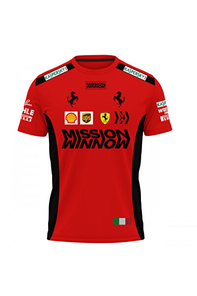 OEM Tricou barbati Ferrari F1 , maneca scurta multicolor D048