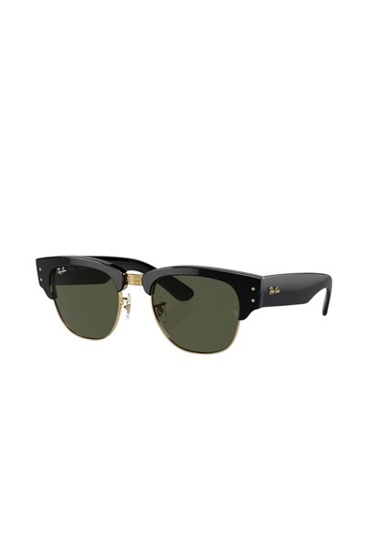 Ray-Ban MEGA CLUBMASTER ΓΥΑΛΙΑ ΗΛΙΟΥ ΜΑΥΡΟ ΠΟΛΥΚΡΥΣΤΑΛΛΙΝΟ ΣΕ ΧΡΥΣΟ/G-15 ΠΡΑΣΙΝΟ