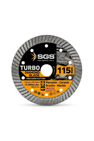 SGS SGS2320 GRANİT PORSELEN SERAMİK KESİCİ ( 115 MM ) ( PREMIUM KALİTE TURBO )