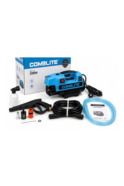 COMBLITE High Pressure Car Washer 2200W–Portable Power Cleaner with Complete ...