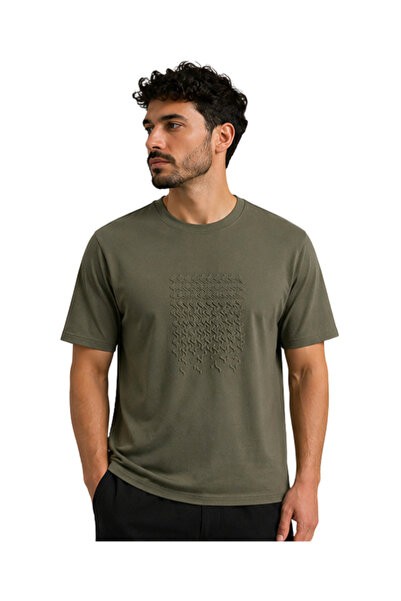 Yassino 3D Motion Printed Oysho Fabric Men's T-Shirt 26563