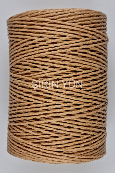 Şirin Yün Sarılmış Kağıt İp 200 Gram 240 Metre Kayısı 89