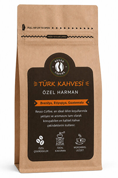 RESSO COFFEE Özel Harman Nitelikli Türk Kahvesi 250 Gr.