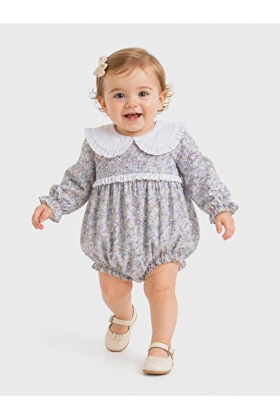 OUTLET Isis Baby Girl Floral Jumpsuit100% Cotton