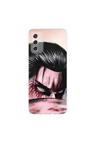 PPKin Samsung Galaxy M52 Compatible Anime 1/2 Design Transparent Case