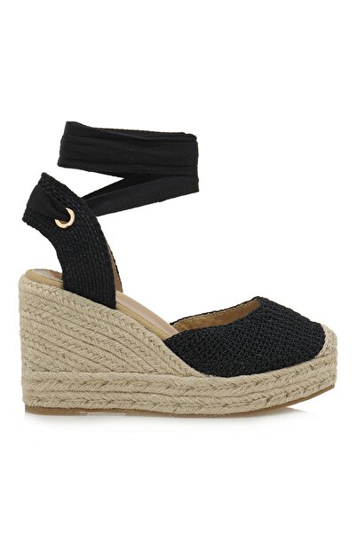 Exe Shoes Εσπαντρίγιες Γυναικείες 39W-429 Μαύρο Κροσέ S439W42977A5