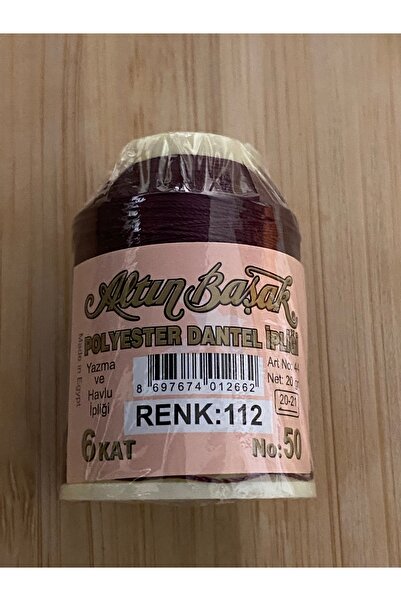 Altınbaşak Polyester Lace Thread, Embroidery Thread 20 Gr 112