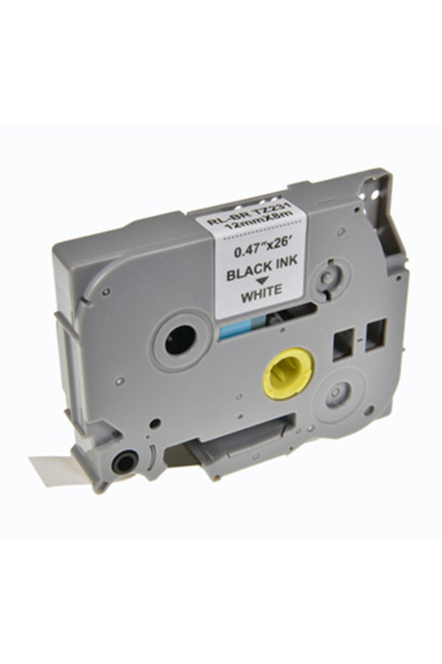 NO NAME Compatible label printer tape, for Brother, TZE-231, black print/whit...