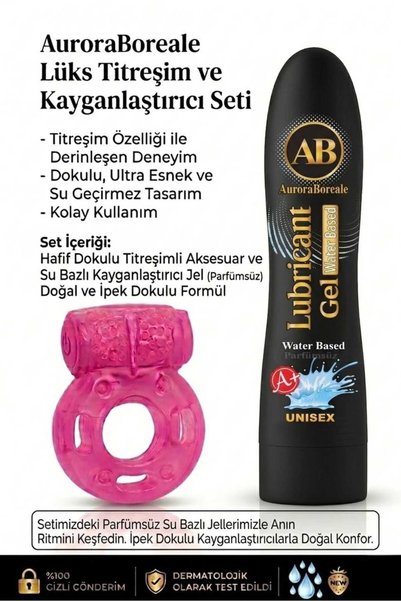 AuroraBoreale A Plus Sade Premium Kayganlaştırıcı Jel Titreşimli Aksesuar Hed...