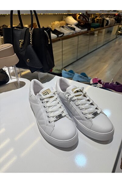 Endless Women's Casual Sports Shoes White Thin Sole Lace-Up