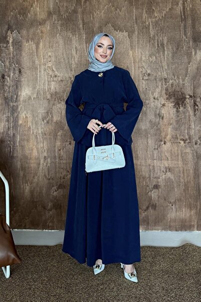 Esma Gündoğdu Nazen Broş Takım Lacivert