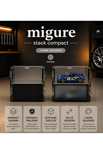 Migure Stack Compact Araç Sergileme Standı