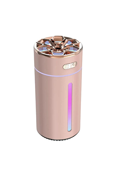 Sensoria Oto Koku Makinesi Araç Ultrasonik Hava Nemlendirici Aroma Difizörü Humidifier Şarjlı Buhardanlık Led Işıklı Şarjlı Metalik Renk