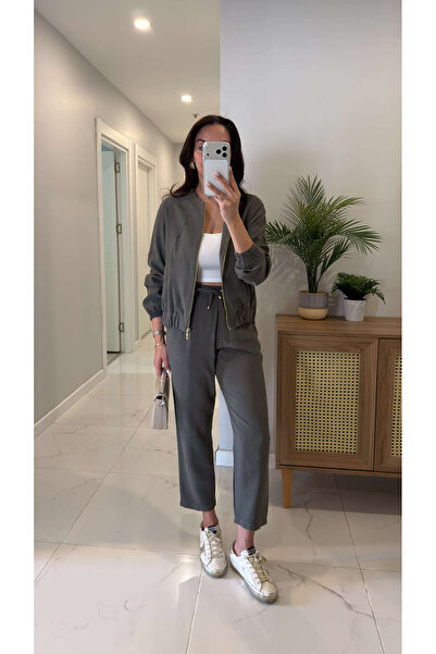 BİRCANÇİL Vortex Khaki Zipper Suit