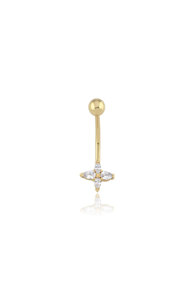 Cherry by Özkonak Celestial Altın Göbek Piercing