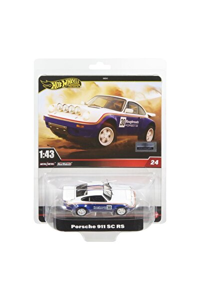 mattel HOT WHEELS PREMIUM REAL RIDERS PORSCHE 911 SC RS MAȘINĂ METALICĂ SCARA...
