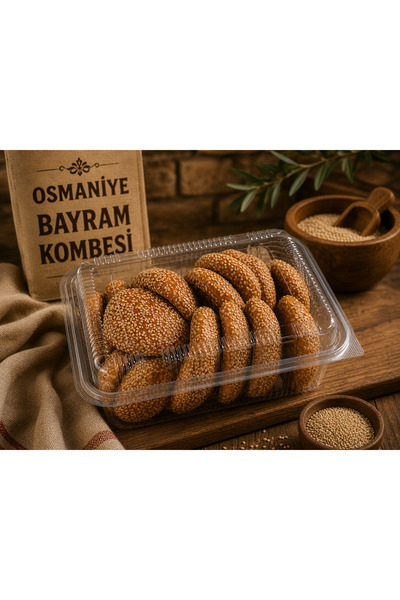 EMENS Osmaniye Susamlı Bayram Kömbesi | Yöresel Lezzet(Ayçiçek yağlı 1kg)