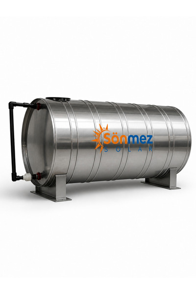 Sönmez Solar Silindirik KROM 1500 LT Soğuk Su Deposu (Güneş Enerjisine UYUMLU)