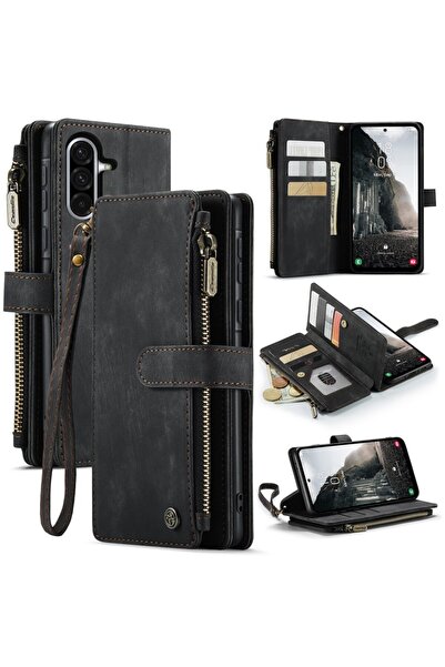Caseme C30 Multifunctional Θήκη Πορτοφόλι Black (Samsung Galaxy A17 4G / 5G)