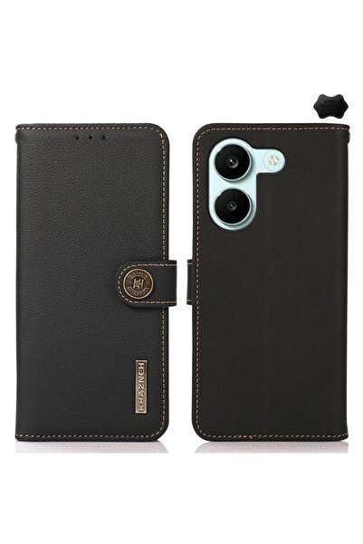 KHAZNEH Δερμάτινη Θήκη Πορτοφόλι Black (Xiaomi Poco X8 Pro 5G)