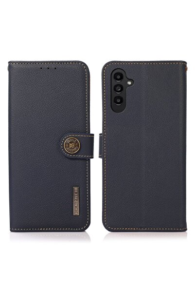 KHAZNEH Δερμάτινη Θήκη Πορτοφόλι Blue (Samsung Galaxy A57 5G)