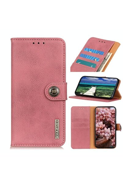 KHAZNEH Leather Wallet Θήκη Πορτοφόλι Pink (Motorola Edge 40 Neo)